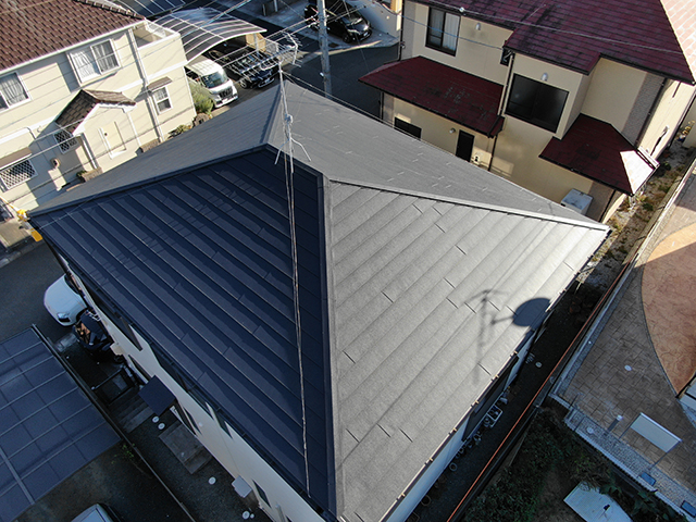 リフォームしてきれいになった屋根