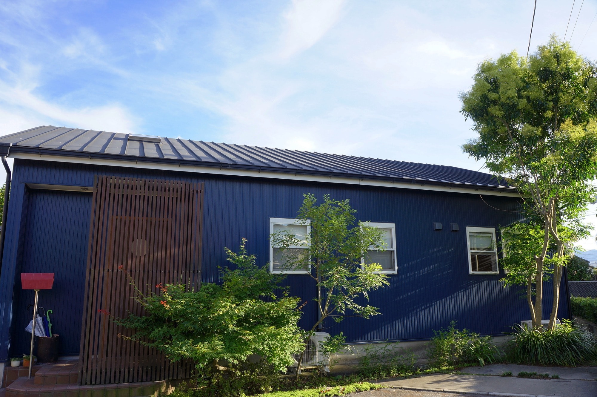 ガルバリウム鋼板の屋根